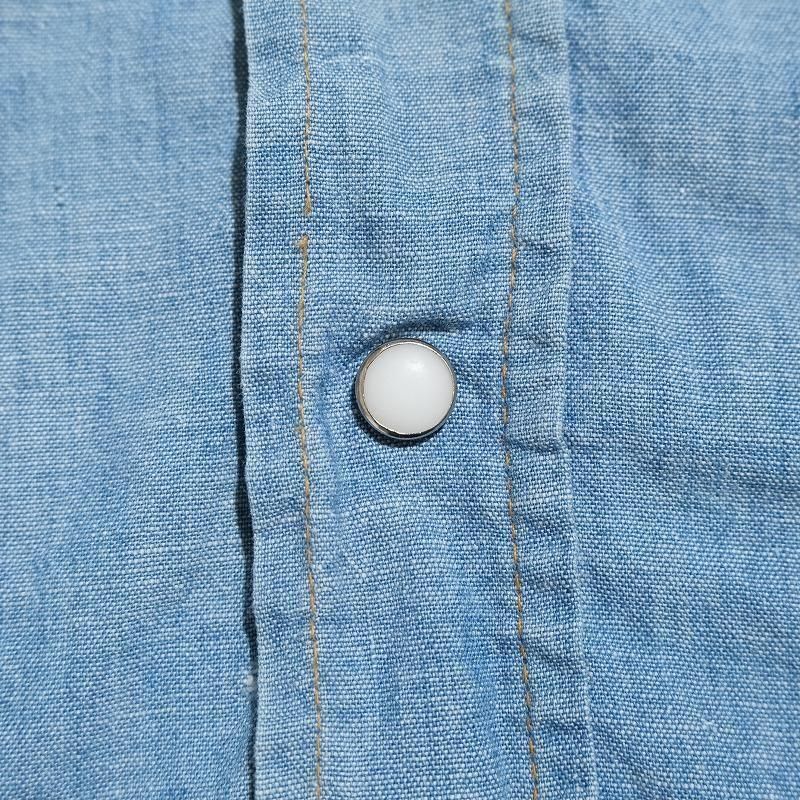 1960's WRANGLER CHAMBRAY WESTERN SHIRT