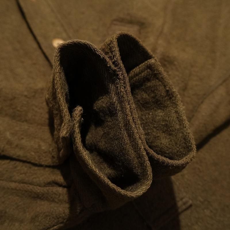 1910's CUSTOM MADE PULLOVER WORK SHIRT (RARE FABRIC)