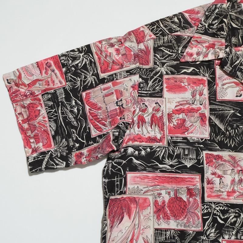 1950's HALE HAWAII COTTON HAWAIIAN SHIRT