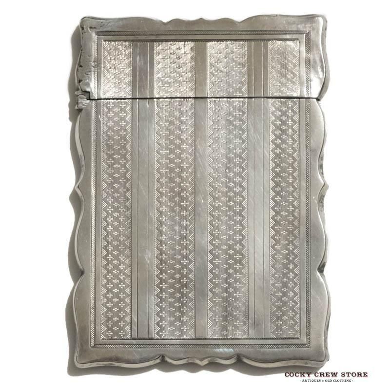 1910's ANTIQUE SILVER CARD CASE