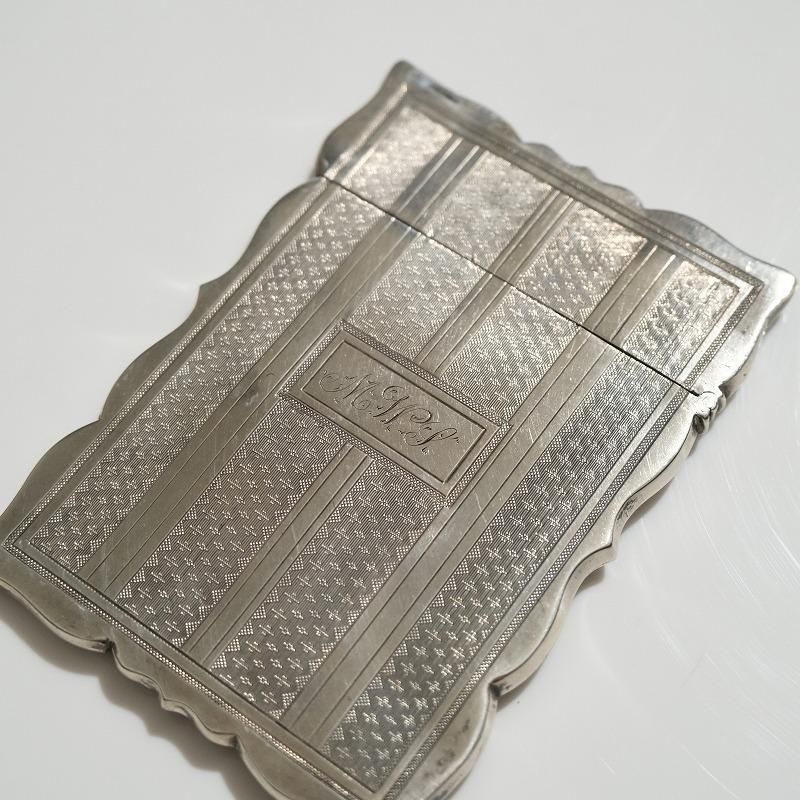 1910's ANTIQUE SILVER CARD CASE