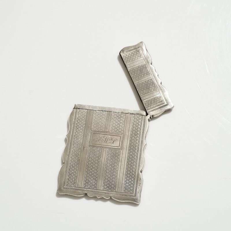 1910's ANTIQUE SILVER CARD CASE