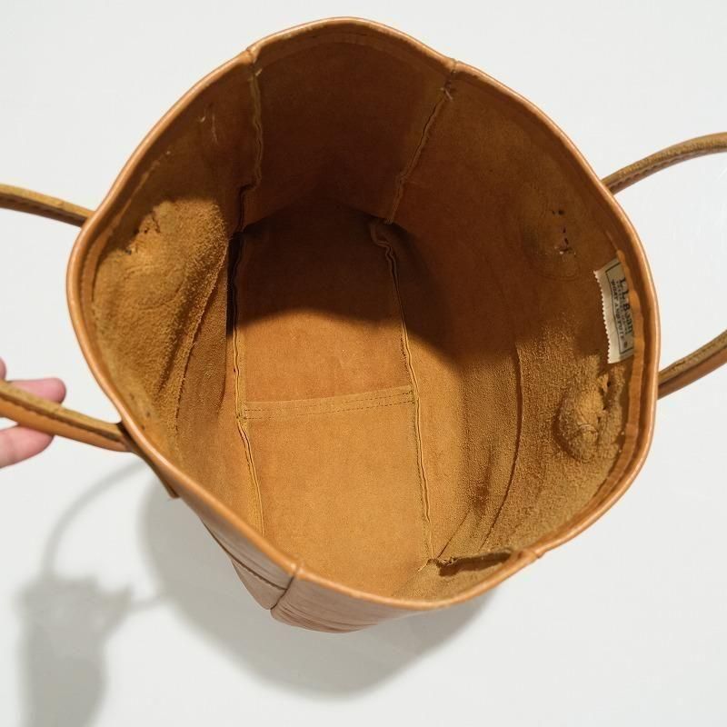 1980's L.L.BEAN LEATHER TOTE BAG