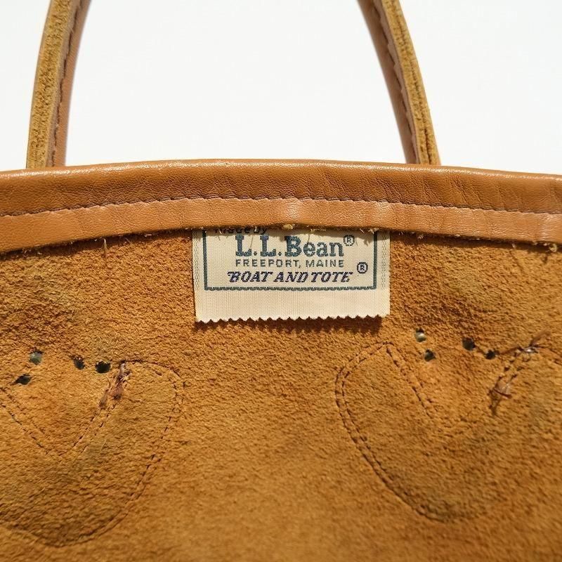 1980's L.L.BEAN LEATHER TOTE BAG