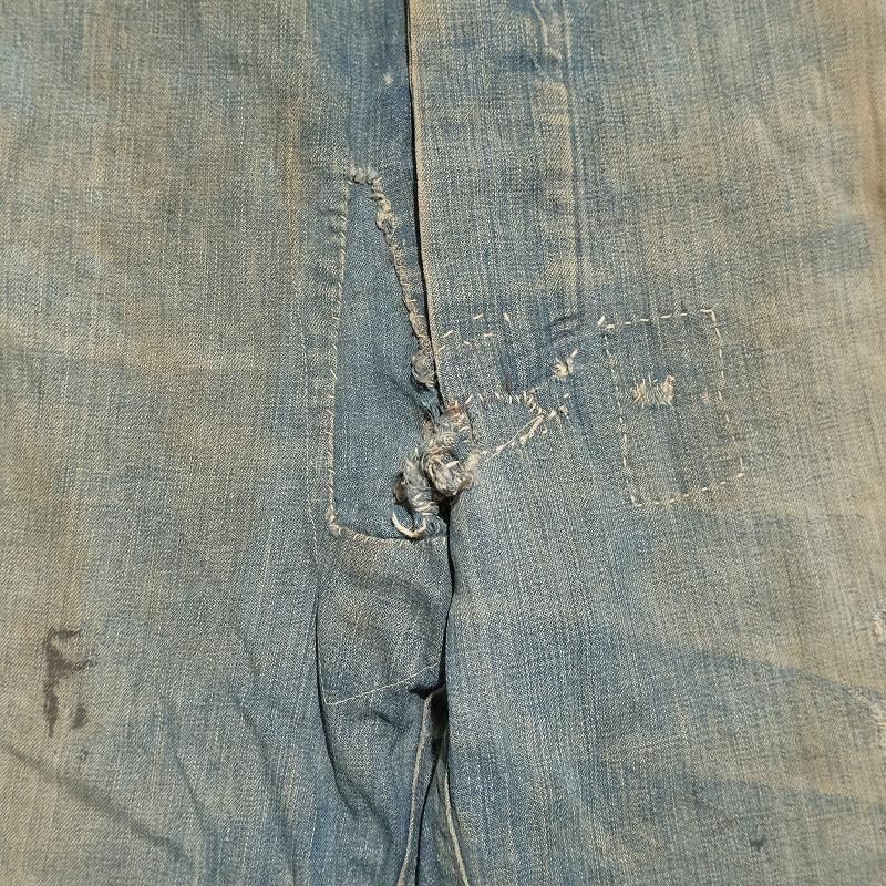 1910's DENIM OVERALL (BORO CONDITION)