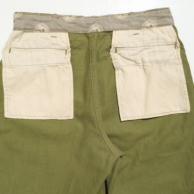 1940's BSA OLIVE GREEN CHINO TROUSERS