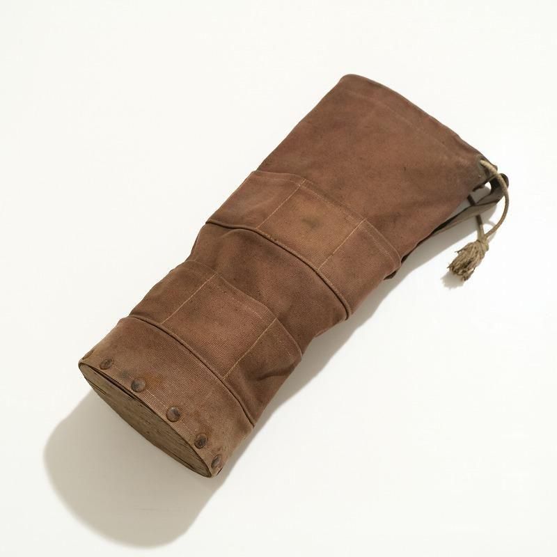 1910's BROWN CANVAS BAG