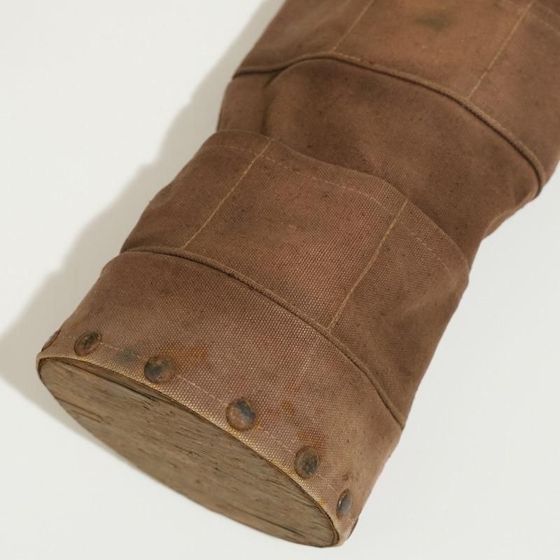 1910's BROWN CANVAS BAG