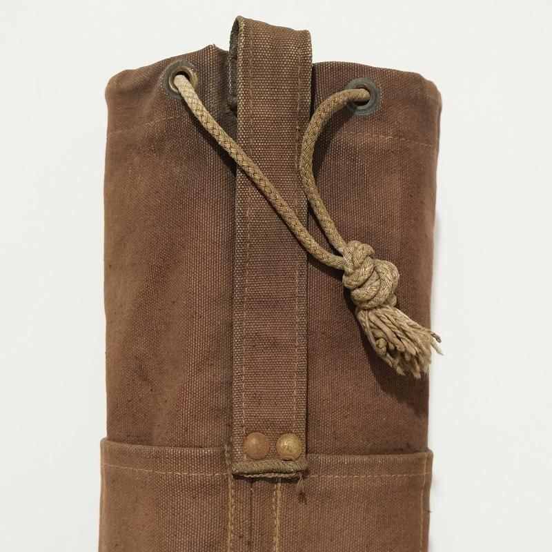 1910's BROWN CANVAS BAG