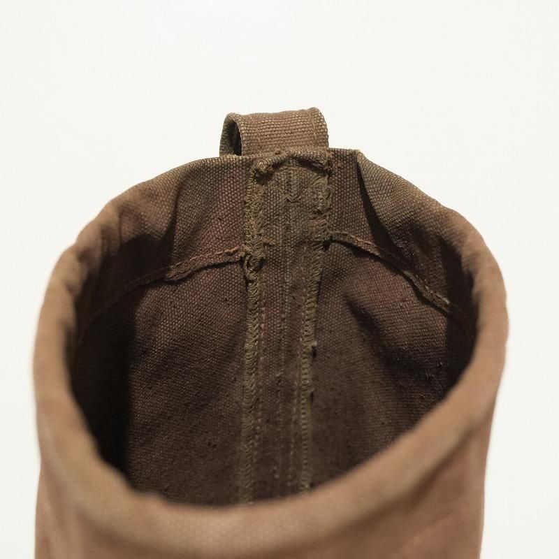 1910's BROWN CANVAS BAG