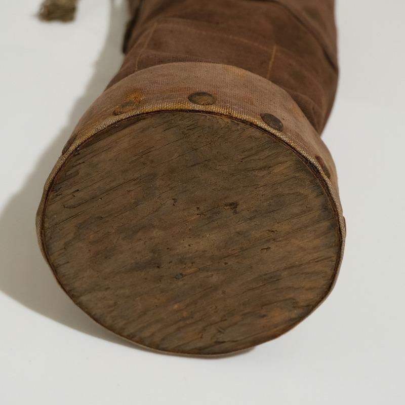 1910's BROWN CANVAS BAG