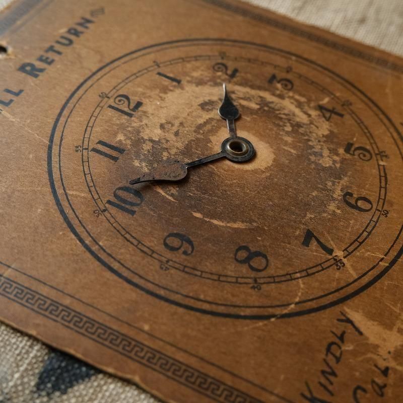 1920's WILL RETURN SIGN