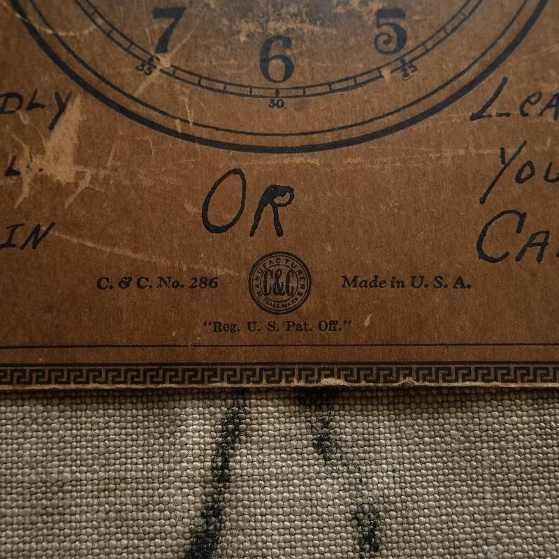 1920's WILL RETURN SIGN