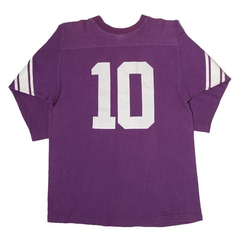 1970's CHAMPION FOOTBALL T-SHIRT (VIKINGS 10)