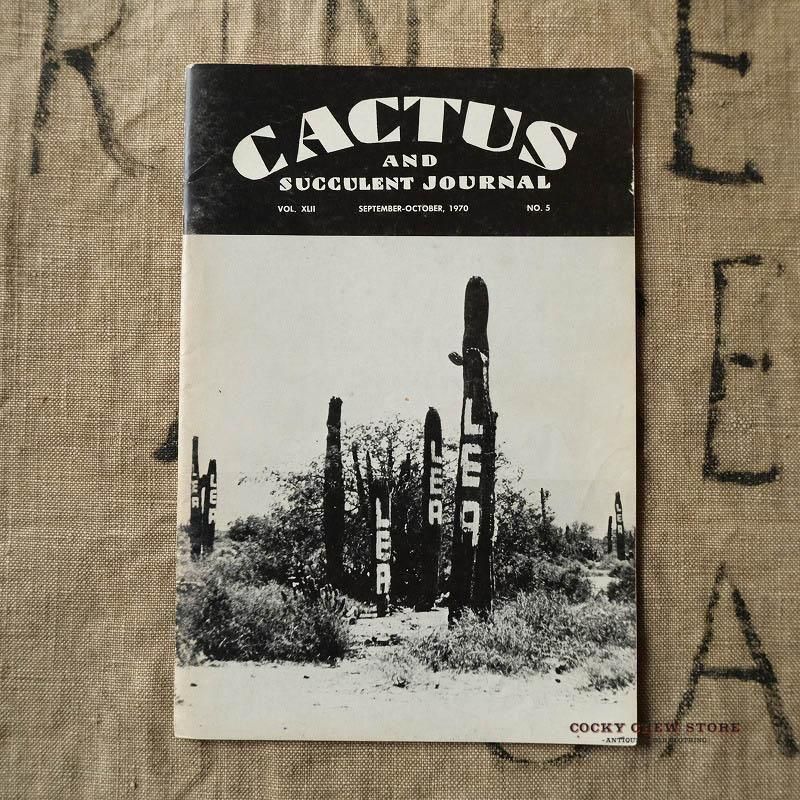 1970's CACTUS AND SUCCULENT JOURNAL