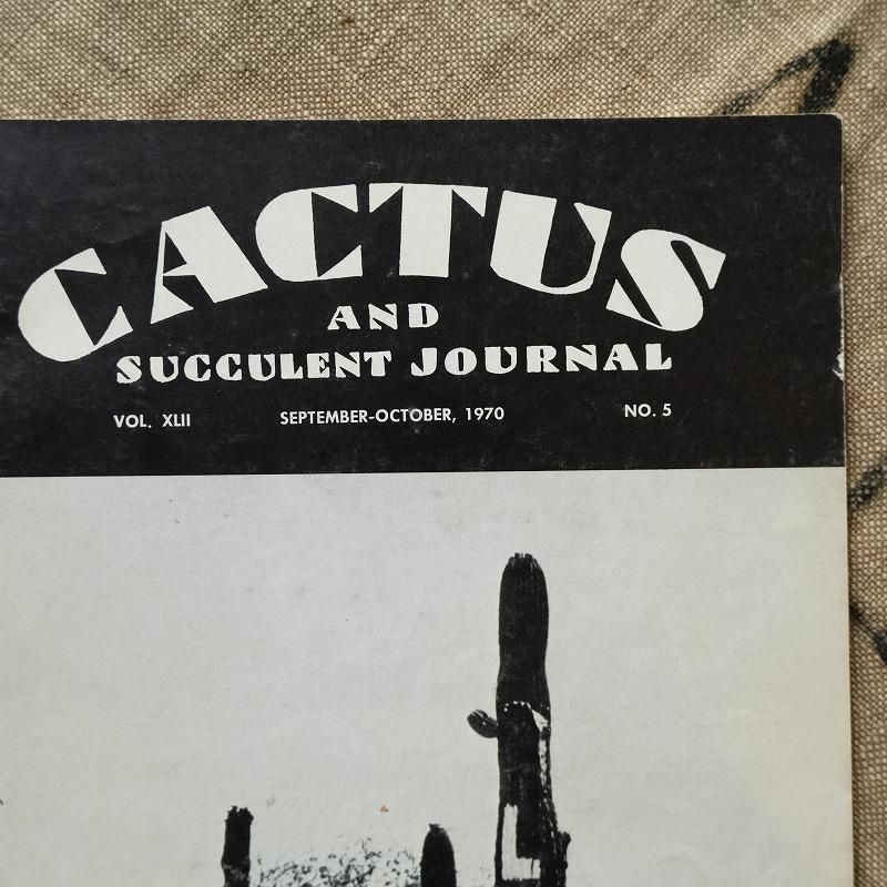 1970's CACTUS AND SUCCULENT JOURNAL