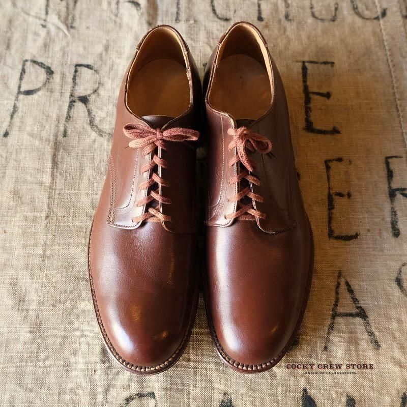 1940's WW2 U.S.NAVY SERVICE SHOES(BROWN)