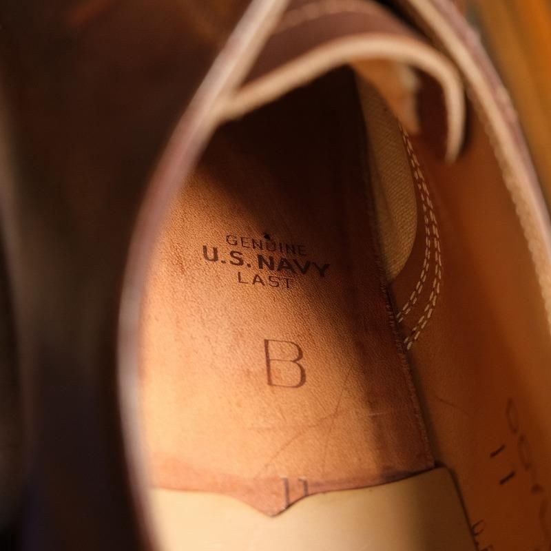 1940's WW2 U.S.NAVY SERVICE SHOES(BROWN)