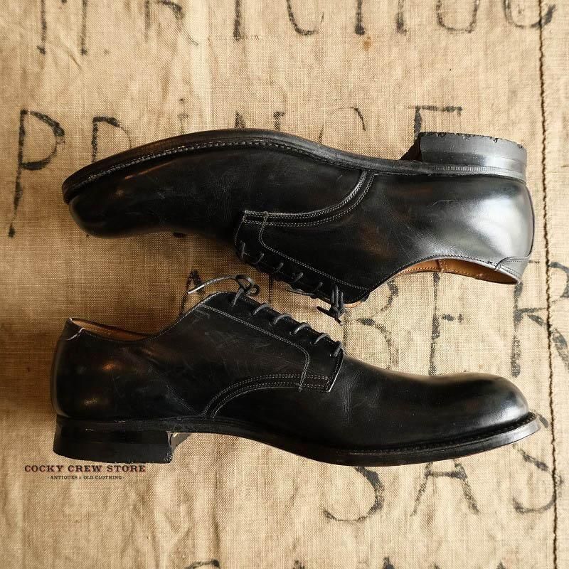 1940's WW2 U.S.NAVY SERVICE SHOES(BLACK)