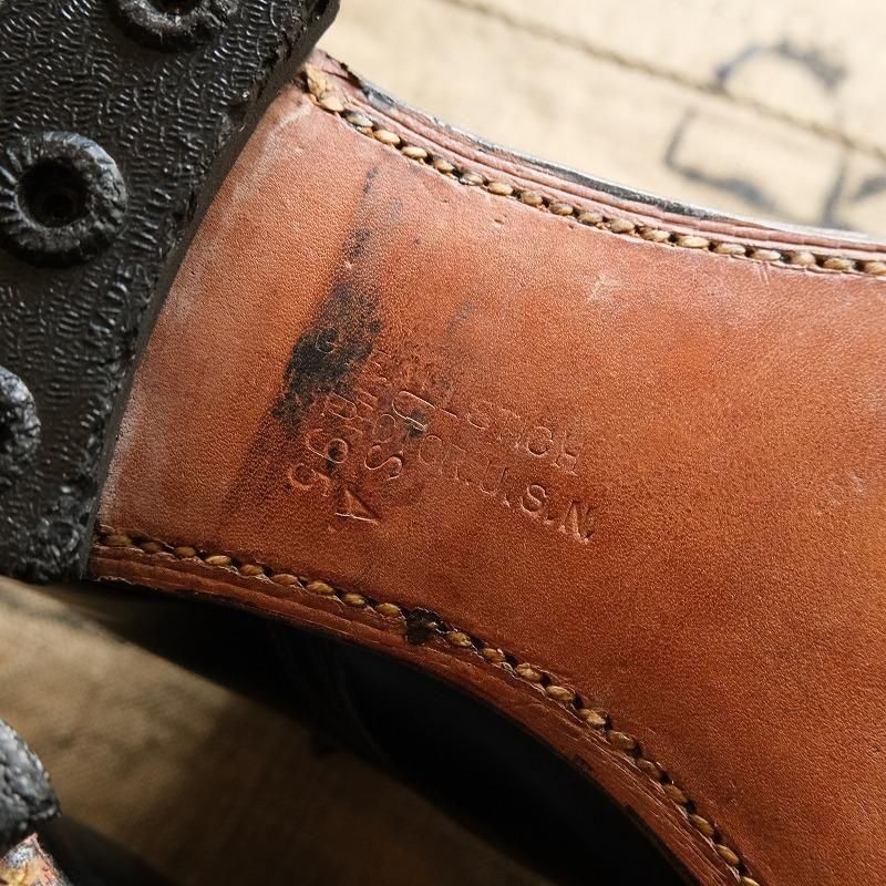 1940's WW2 U.S.NAVY SERVICE SHOES(BLACK)