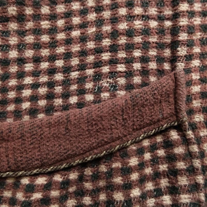 1930's DOUBLE BREASTED COTTON BLANKET GOWN