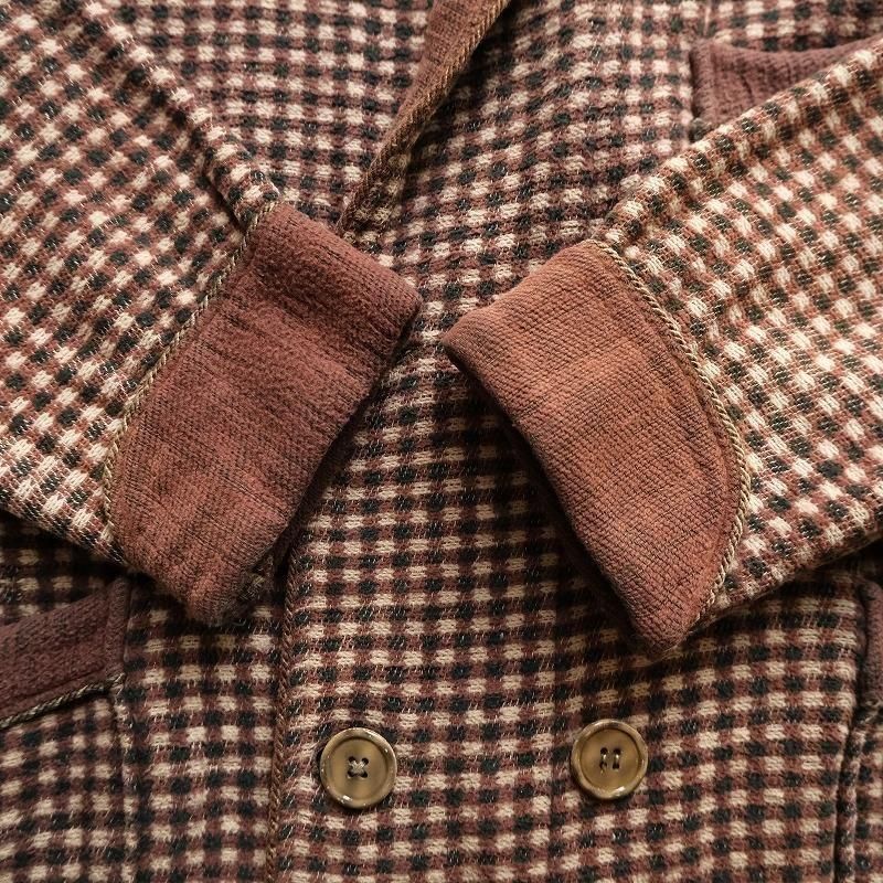 1930's DOUBLE BREASTED COTTON BLANKET GOWN