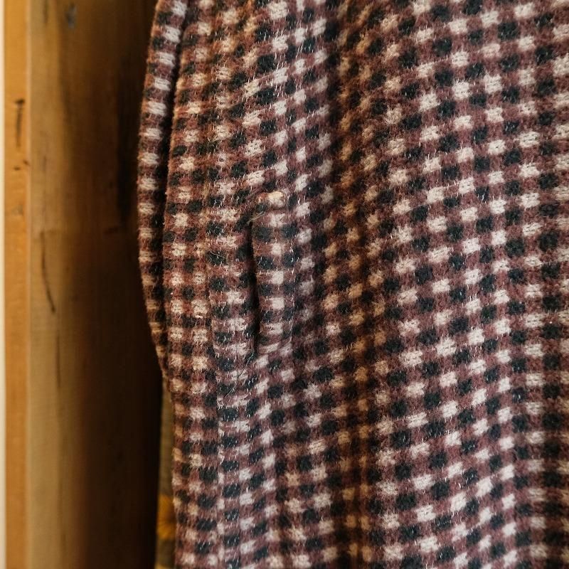 1930's DOUBLE BREASTED COTTON BLANKET GOWN