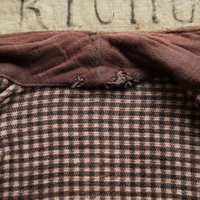 1930's DOUBLE BREASTED COTTON BLANKET GOWN