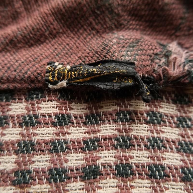 1930's DOUBLE BREASTED COTTON BLANKET GOWN