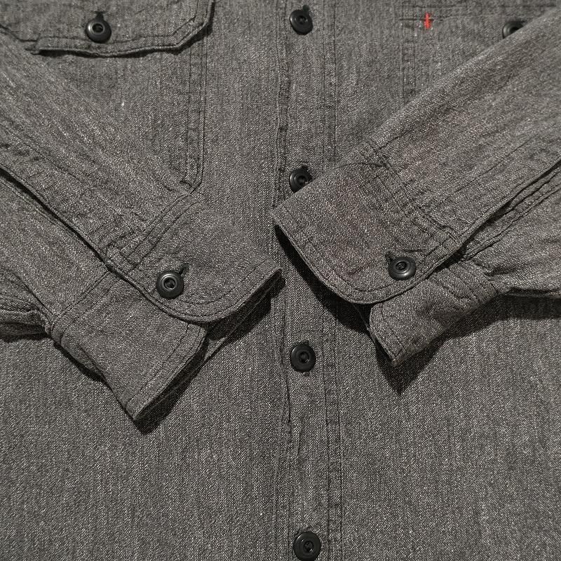 1940's BLACK CHAMBRAY WORK SHIRT