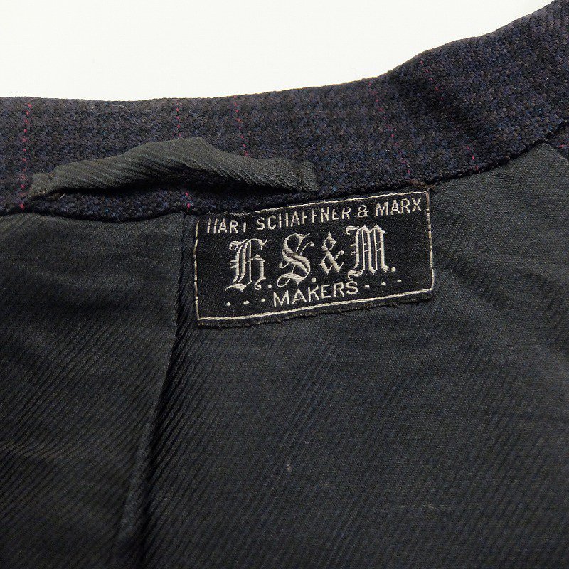 1900's HART SCHAFFNER & MARX Tweed Sack Coat