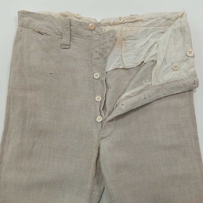1890's〜1900's Linen Slacks