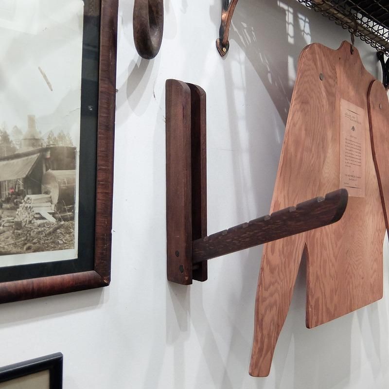 Antique Wood Hanger Holder