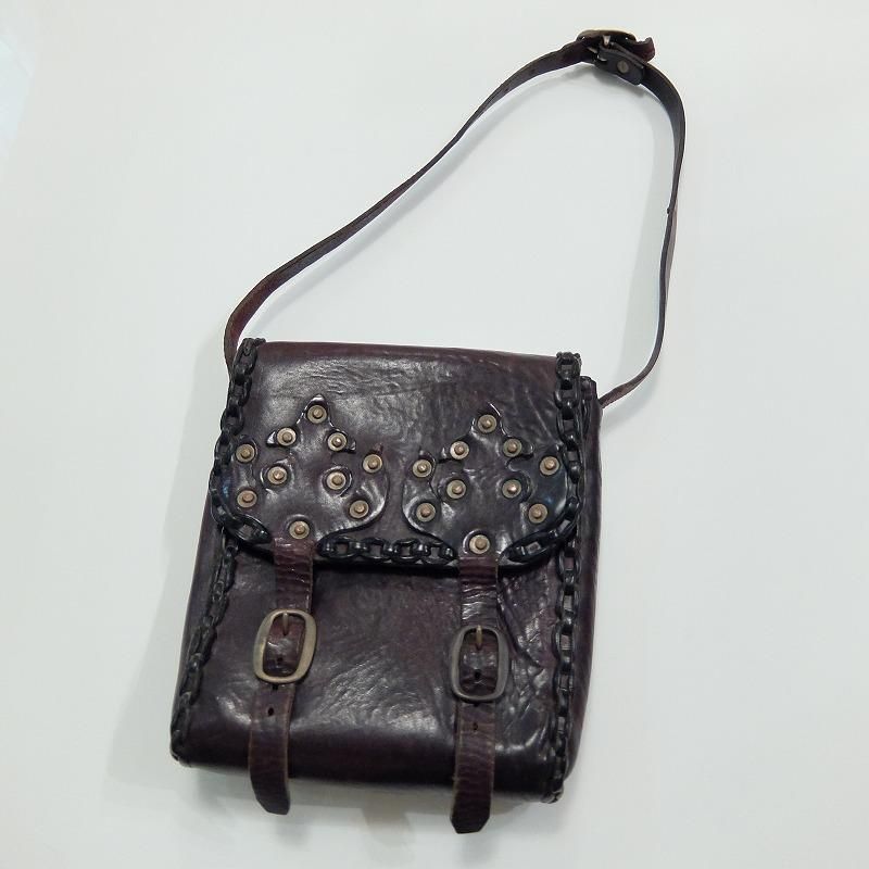 1930's Saddle Leather Shoulder Bag