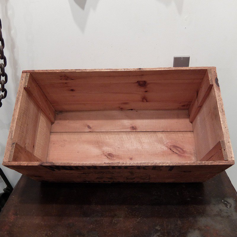 1900's1910's WOONSOCKET RUBBERS Wood Shipping Box