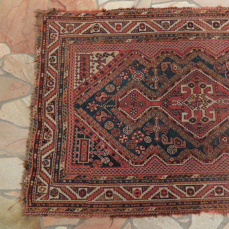 1900's Antique Tribal Pattern Rug