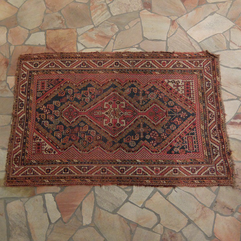 1900's Antique Tribal Pattern Rug