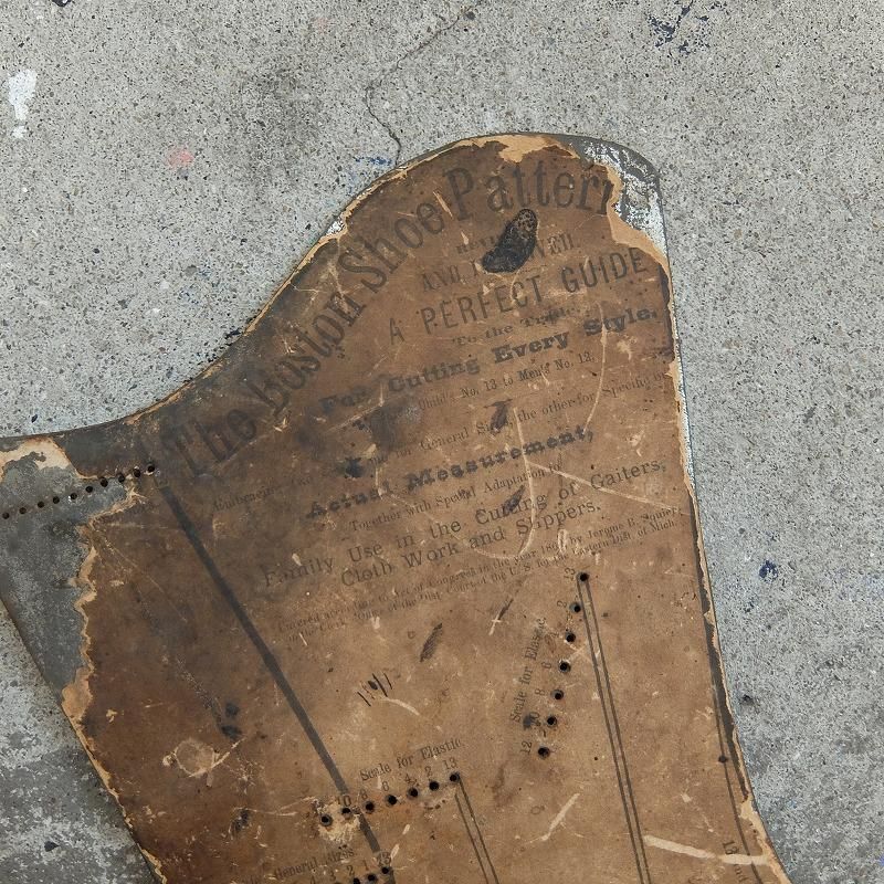 1900's The Boston Shoe Pattern 