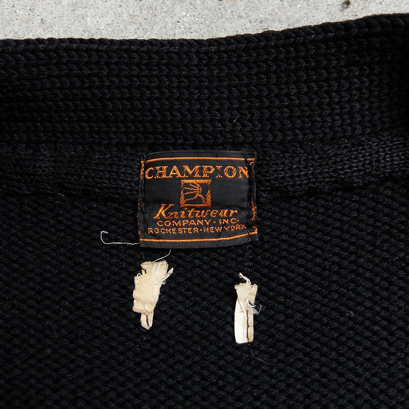 1930's CHAMPION Knitwear Lettered Cardigan (N.Y.M.A.)