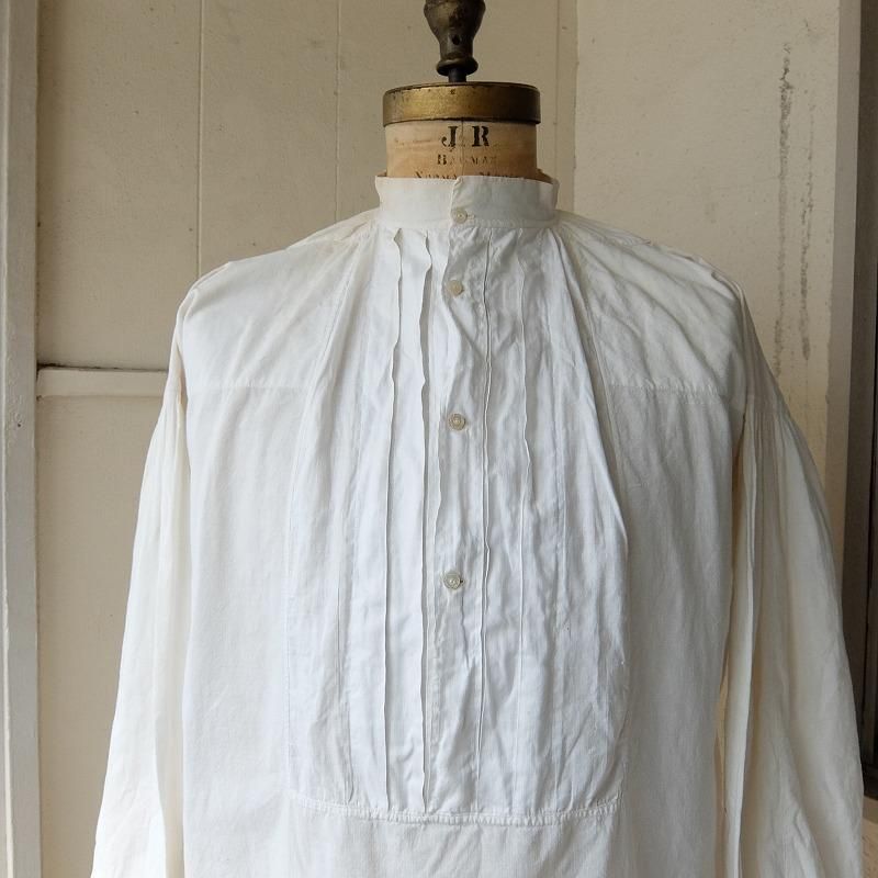 1860's1870's Men's Pleated Bosom Shirt