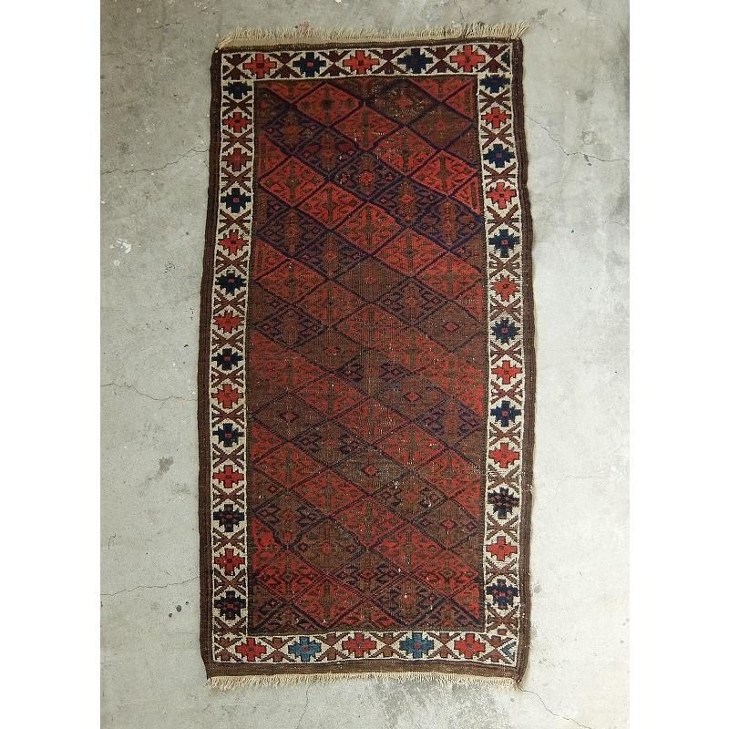 Vintage Baluch Tribal Rug