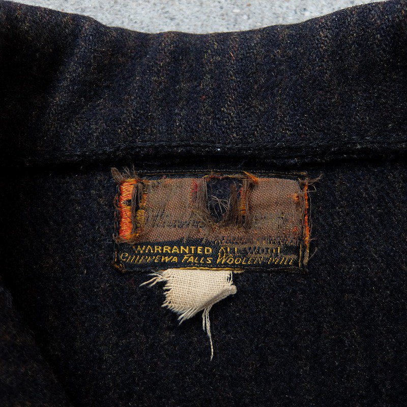 1910's CHIPPEWA FALLS WOOLEN MILL Mackinaw Coat
