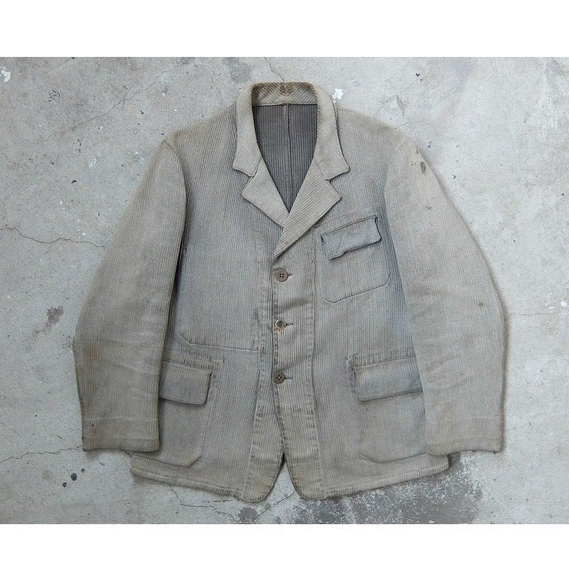 1930's1940's French Cotton Pique Farmers Jacket