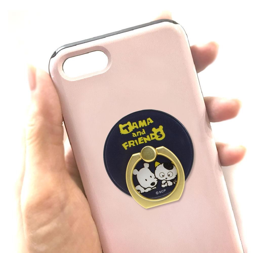 公式ショップ限定】ラウンドスマホリング（ポチ＆タマ）TA - タマ