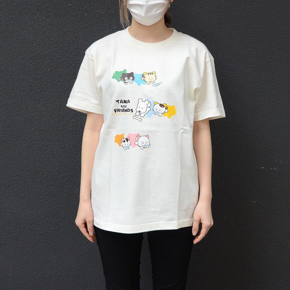 Tシャツ（集合）アイボリー M TA - タマ＆フレンズ 公式オンラインショップ