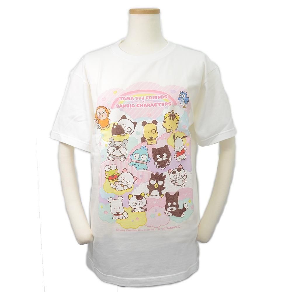<img class='new_mark_img1' src='https://img.shop-pro.jp/img/new/icons11.gif' style='border:none;display:inline;margin:0px;padding:0px;width:auto;' />【サンリオキャラクターズコラボ】Tシャツ(MXTA1)ホワイト M TA