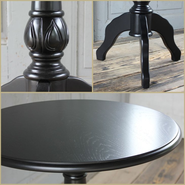 カフェテーブル　コンパクトサイズ　ブラック 4032-8 リプロ B 55*55*67