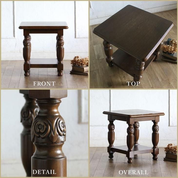 ローテーブル ブラウン ブルボーズレッグ 2025-fn-5 リプロ A 50