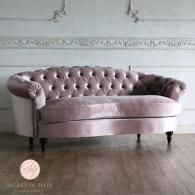 【送料込み】Mousofa　モーソファ　3人掛けソファ　ベージュベルベット Mousofa モーソファ 3人掛けソファ ベージュベルベット 布地