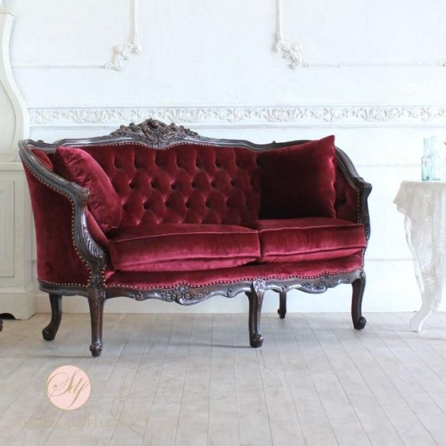 ロココ調ソファ - フレンチインテリア ソファ 専門店スクレドゥ